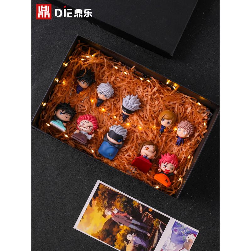 咒术回战动漫周边伏黑惠手办模型车载摆件生日礼物盲盒人偶全套高清大图