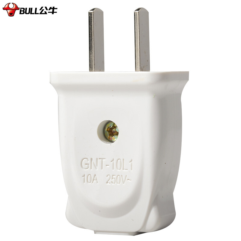 公牛（BULL）国标GNT-10L1 二极插头 10A 250V