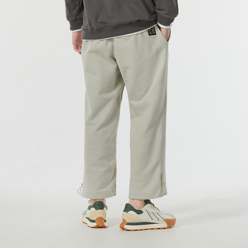 阿迪达斯 (adidas)男裤新款针织宽松运动休闲直筒裤长裤IT3969