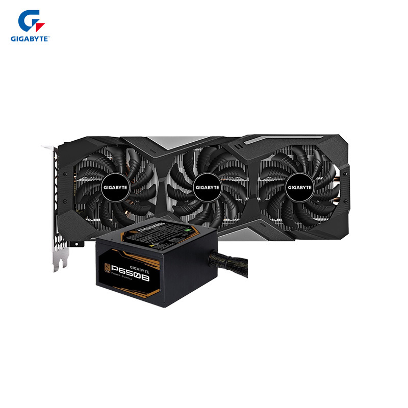 技嘉GV-N 2060S GAMING OC 8G 小黑 显卡+技嘉650W电源