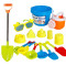 儿童沙滩玩具套装大号 宝宝洗澡夏日戏水玩具 玩沙子挖沙漏铲子工具春节新年礼物