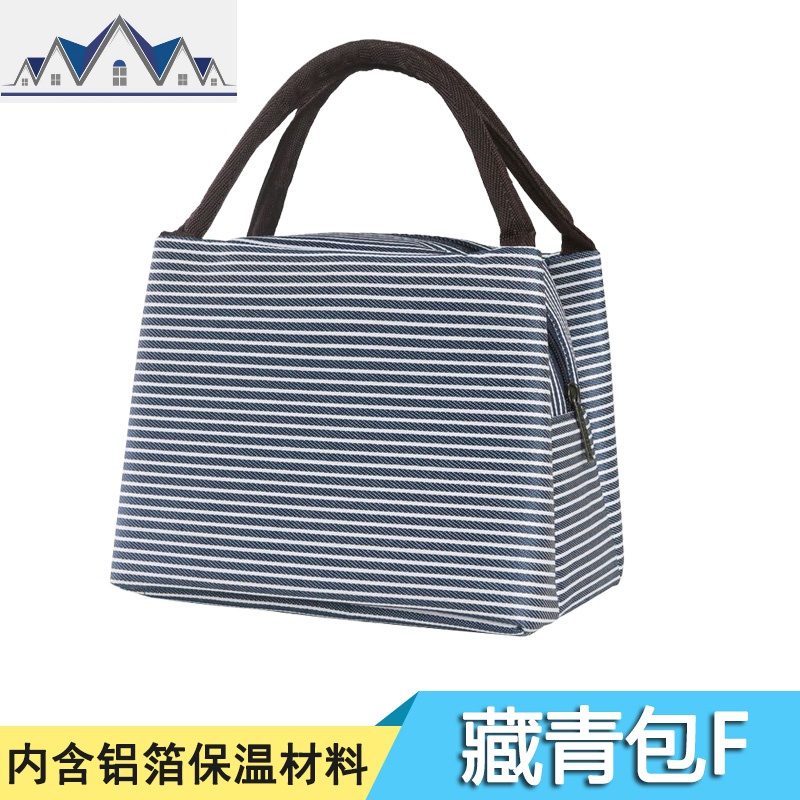 带饭手提袋子帆布妈咪包饭盒包韩版午餐便当包拎装饭盒袋的手提包 三维工匠收纳包高清大图
