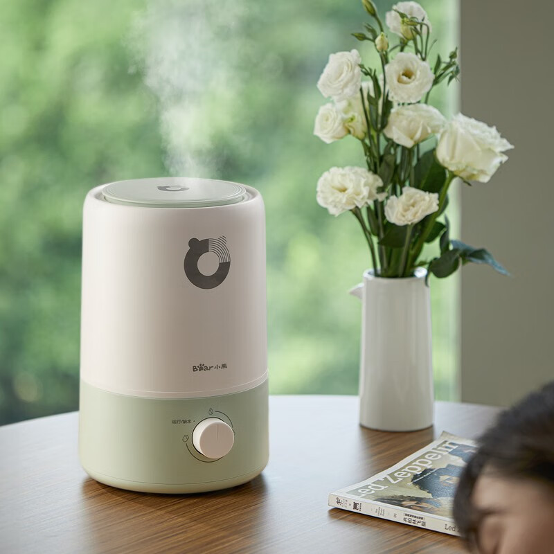 小熊bear加湿器桌面香薰机便捷上加水设计jsqd30z2zmd安心系列