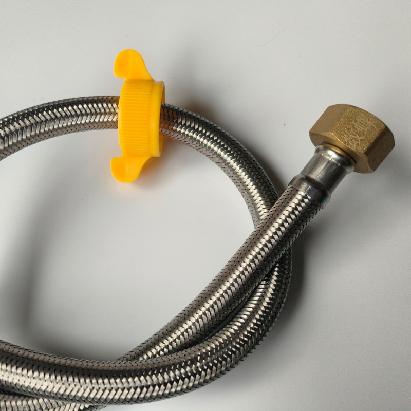 数蝶不锈钢编织软管软连接150cm个高清大图