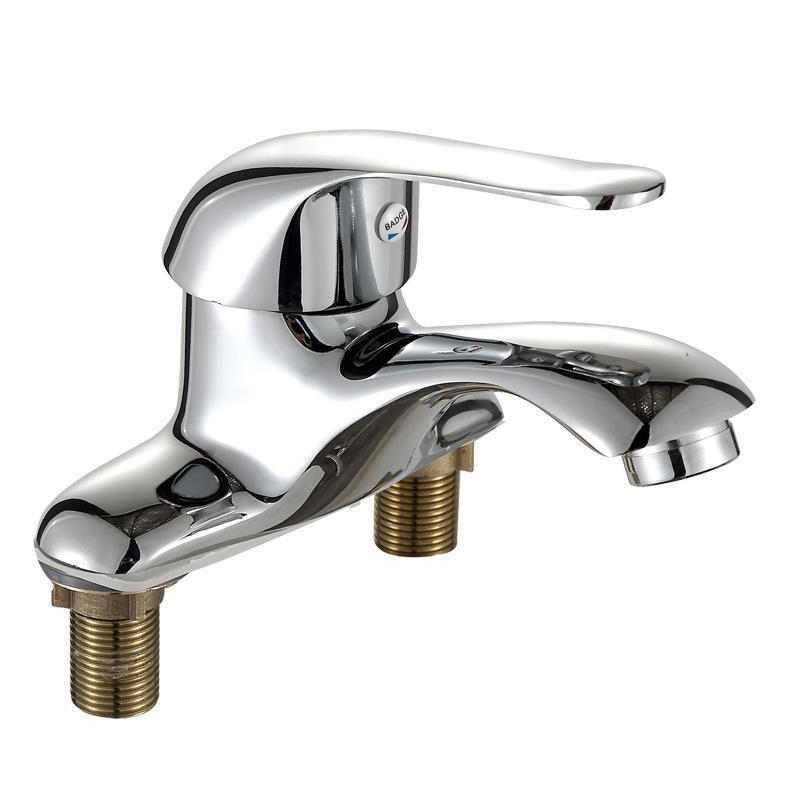 面盆水龙头dn15 面盆水龙头洗手盆冷热卫生间双孔三孔洗手台盆冷热水