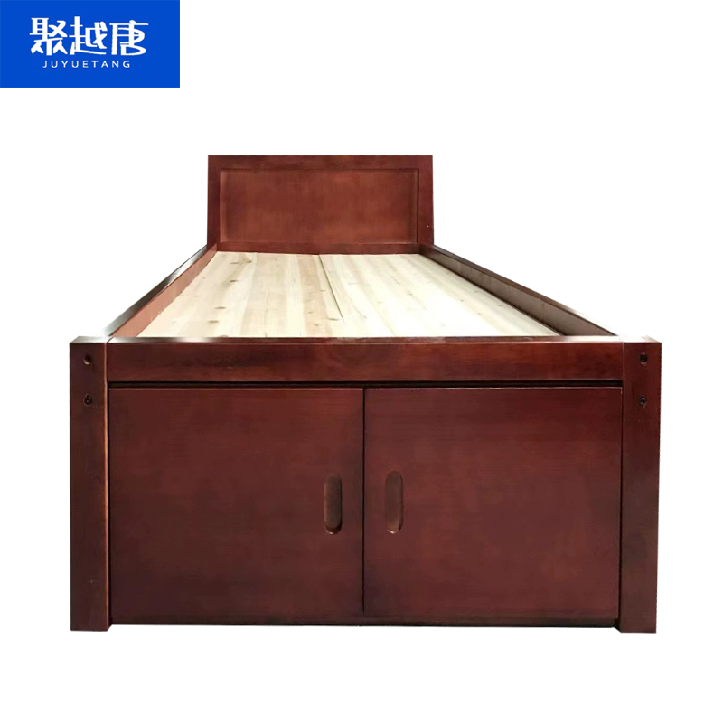聚越唐JUYUETANG实木音床大床床架公寓床垫架子静谧设计稳固耐用高清大图