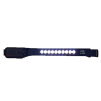 晫安联 ZP002 5V 10W灯带5W侧光 IP54 4/6h LED 冷白 多功能柔性LED头灯 计价单位:个 黑色