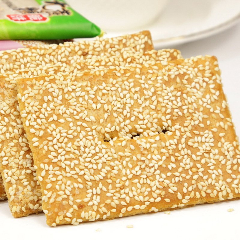 无蔗糖芝麻脆饼500g千层酥饼干食品零食糕点特产