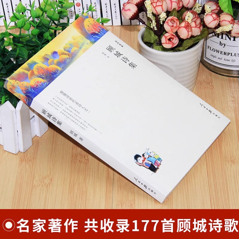 [正版] 顾城诗集 收录177首顾城诗歌 现当代诗歌散文经典作品顾城诗全集青春文学现当代文学诗歌朦胧诗精选人民日报出版高清大图