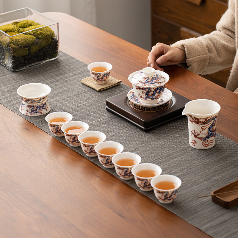 苏氏陶瓷/SUSHI CERAMICS J0984 祥龙功夫茶具套装 (单位:套)
