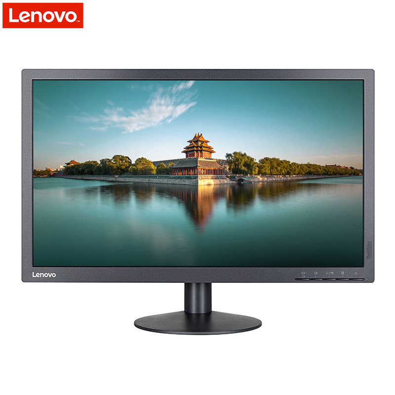 联想(ThinkVision)TE23-10 23英寸高清液晶商用显示器 黑色 VGA+DVI接口