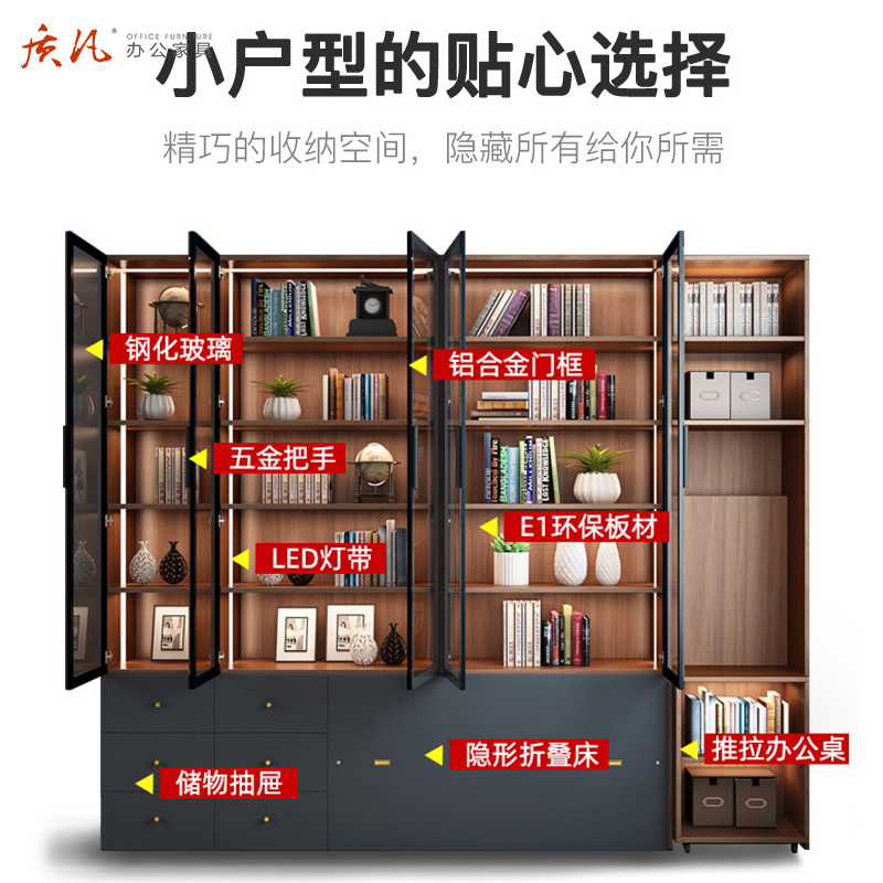 质凡家用款1米2单人结实耐用多功能书房活动临时隐形壁床折叠床