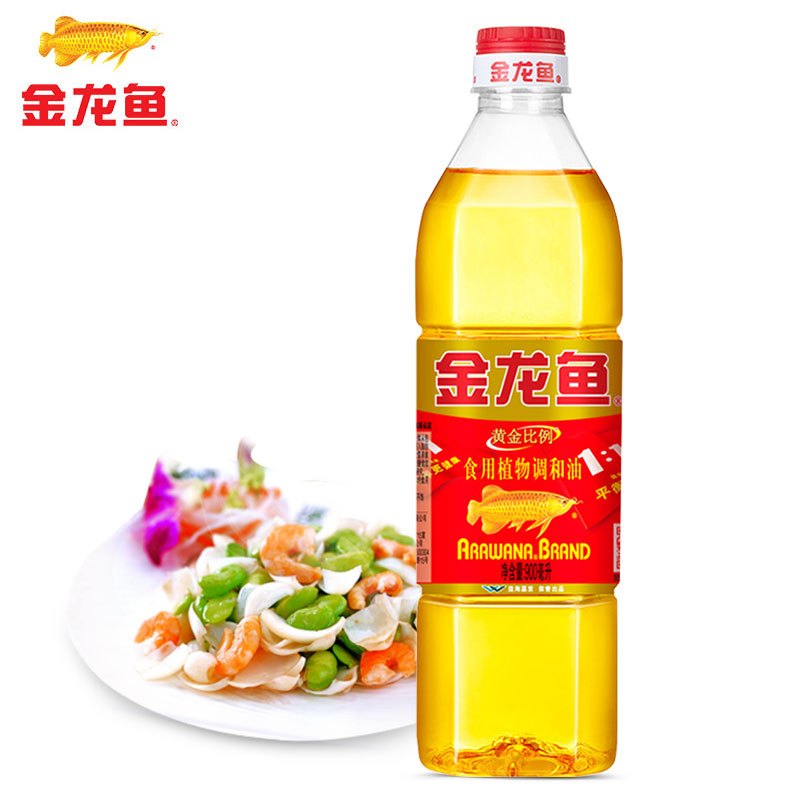 金龙鱼 食用植物调和油900ml/瓶