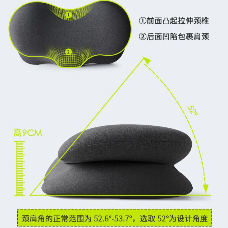 佳奥 小蓝鲸记忆枕 双层 200109J0100MB7(麻灰色双层)高清大图