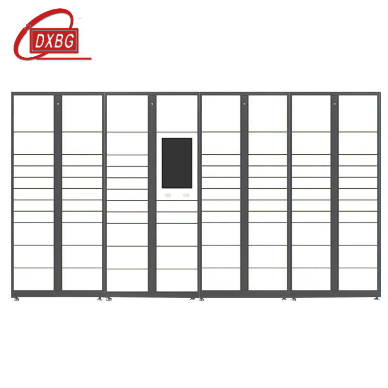 DXBG智能快递柜小区快递自提柜派件柜室外寄存柜信报箱储物柜一主三副83格高清大图