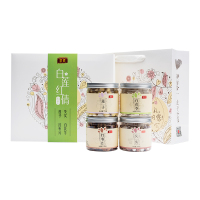 庄民芡实茯苓莲子红枣片组合670g/盒礼盒装 大枣圈 白茯苓 鸡头米 白莲子精选好货 年货福利礼盒