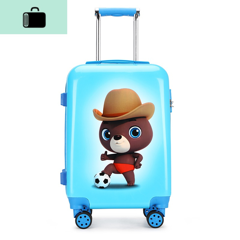 儿童行李箱女旅行宝宝19寸卡通万向轮20寸21可坐密码箱男孩拉杆箱new