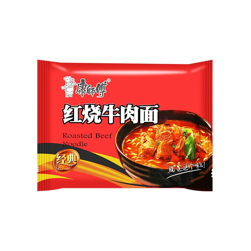 康师傅红烧牛肉面袋装/24袋装