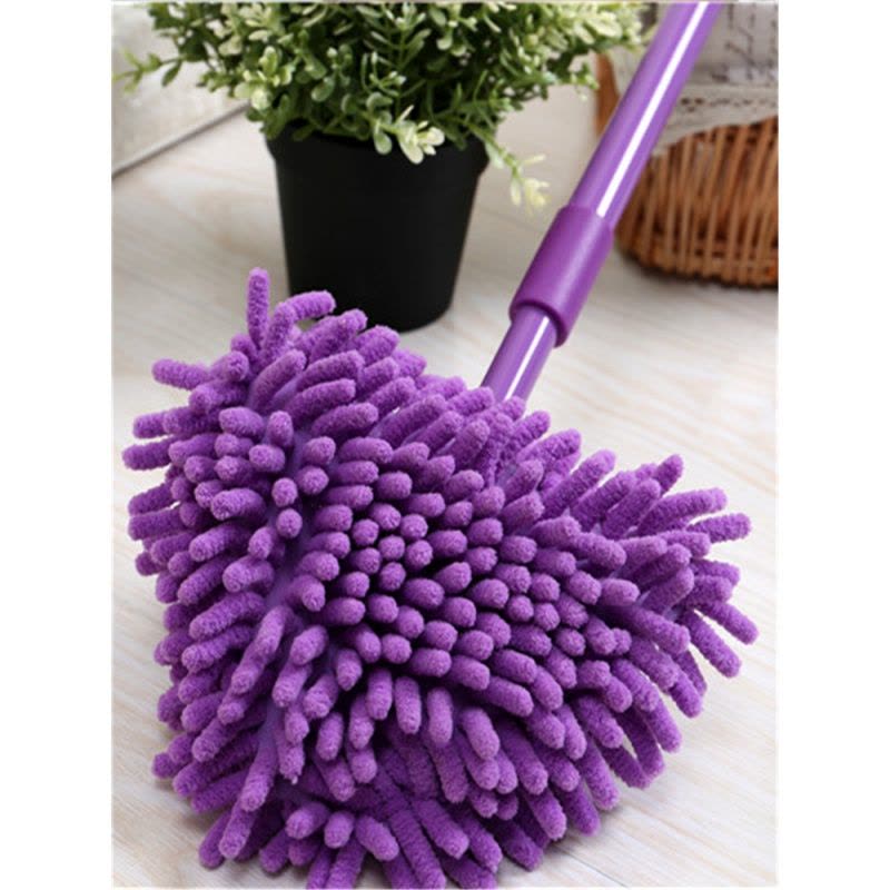 迷你平板小头拖把擦墙家用清洁刷雪尼尔拖把三角洗车小拖把除尘刷图片