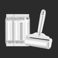 粘毛器可撕式滚筒卷纸毡滚衣服去毛家用衣物粘尘黏毛刷沾毛|1手柄+5卷纸/共300撕 24CM