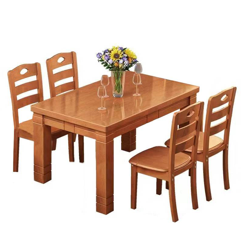 三吒 餐桌一桌四椅高清大图