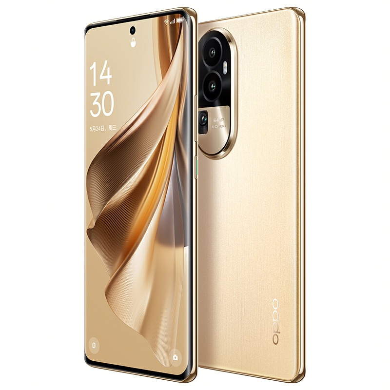 OPPO Reno10 灿烂金 8GB+256GB 5G手机 120Hz OLED 超清曲面屏 超光影长焦镜头 6400 万水光人像镜头 全网通手机