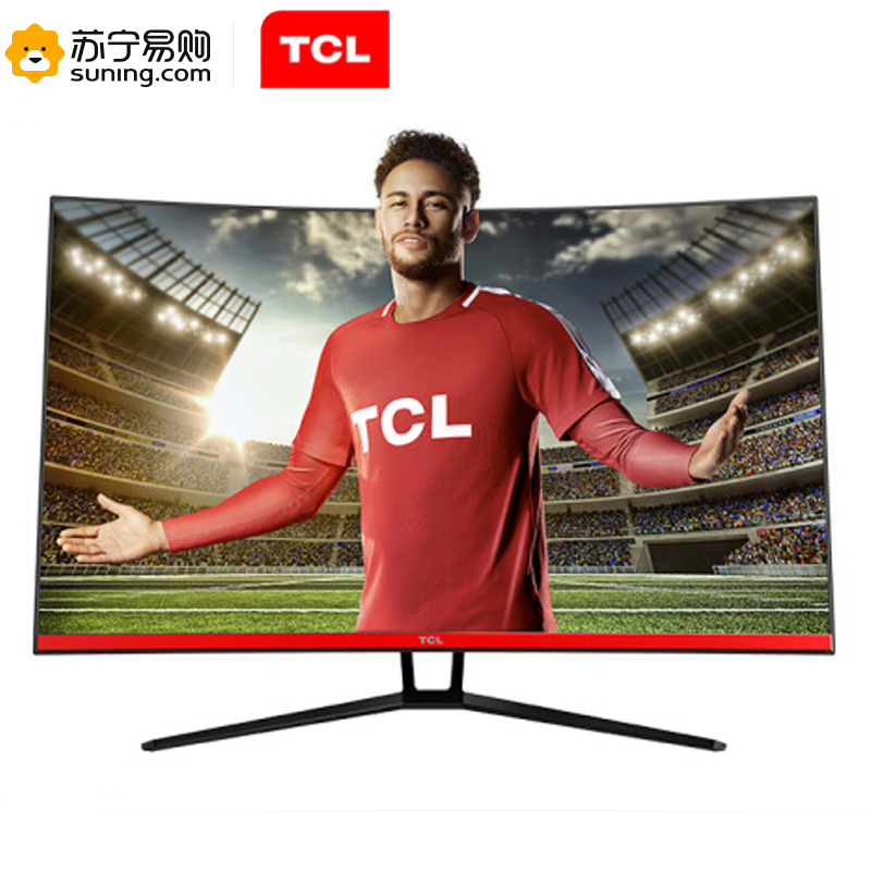 TCL T32M6CG 31.5英寸144Hz高刷新率 1800R支持FreeSync同步技术游戏电竞曲面液晶电脑显示器