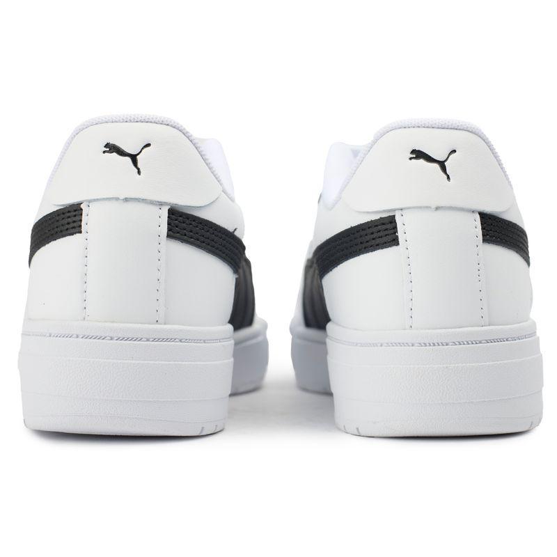 彪马(Puma)儿童休闲运动鞋皮质缓震系带经典板鞋户外百搭小白鞋