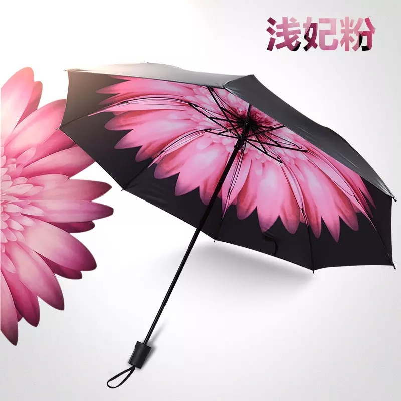 姑蘇黑胶防晒伞334