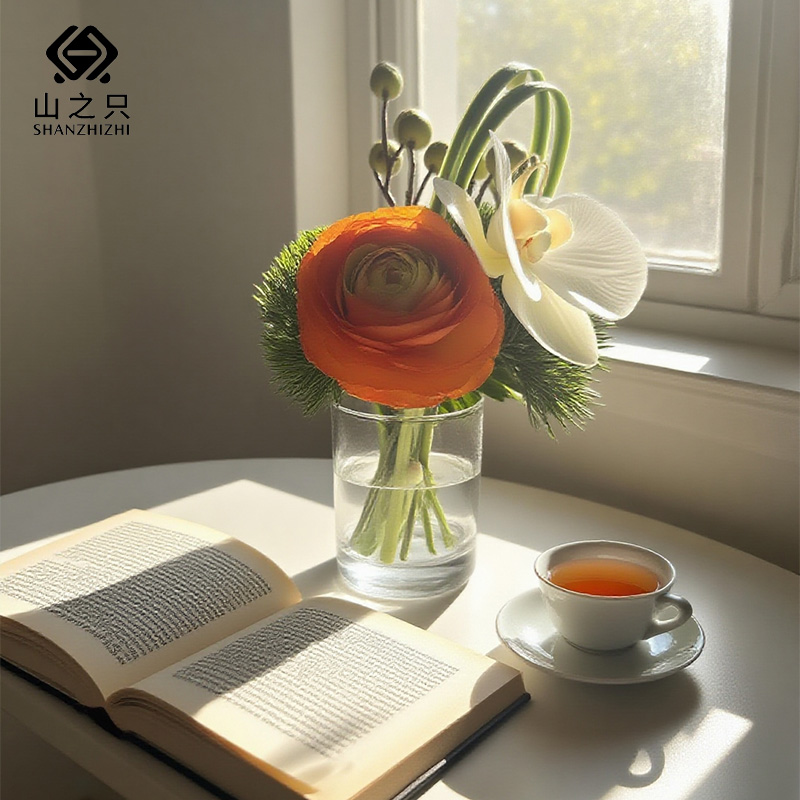 山之只 蝴蝶兰果子款仿真花 MZ0311 个高清大图