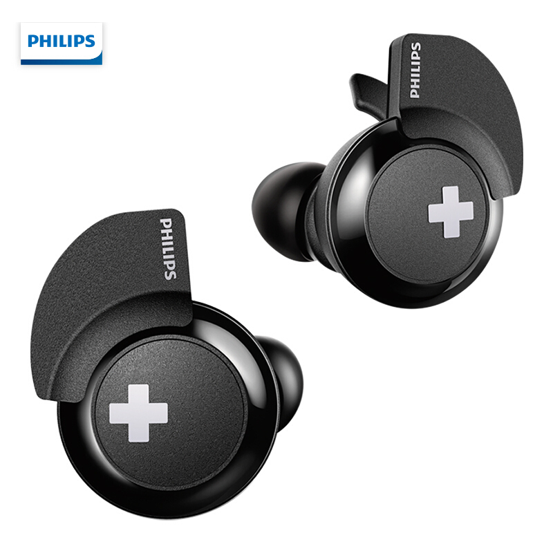 飞利浦（PHILIPS）SHB4385BK 真无线蓝牙耳机 迷你入耳式立体声耳麦 重低音游戏运动通用耳塞