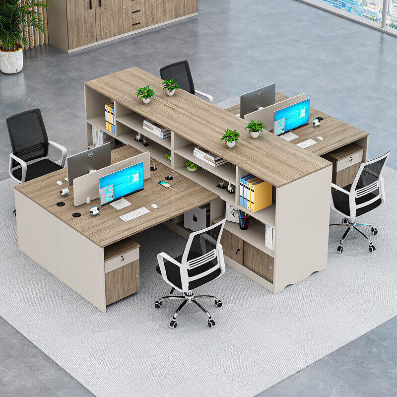 尚艺单人办公桌506房间尺寸160018001200mm