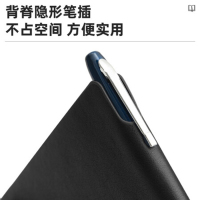 得力22215 25K96张可插笔绑带皮面本 记事本工作笔记本子文具办公用品 黑色
