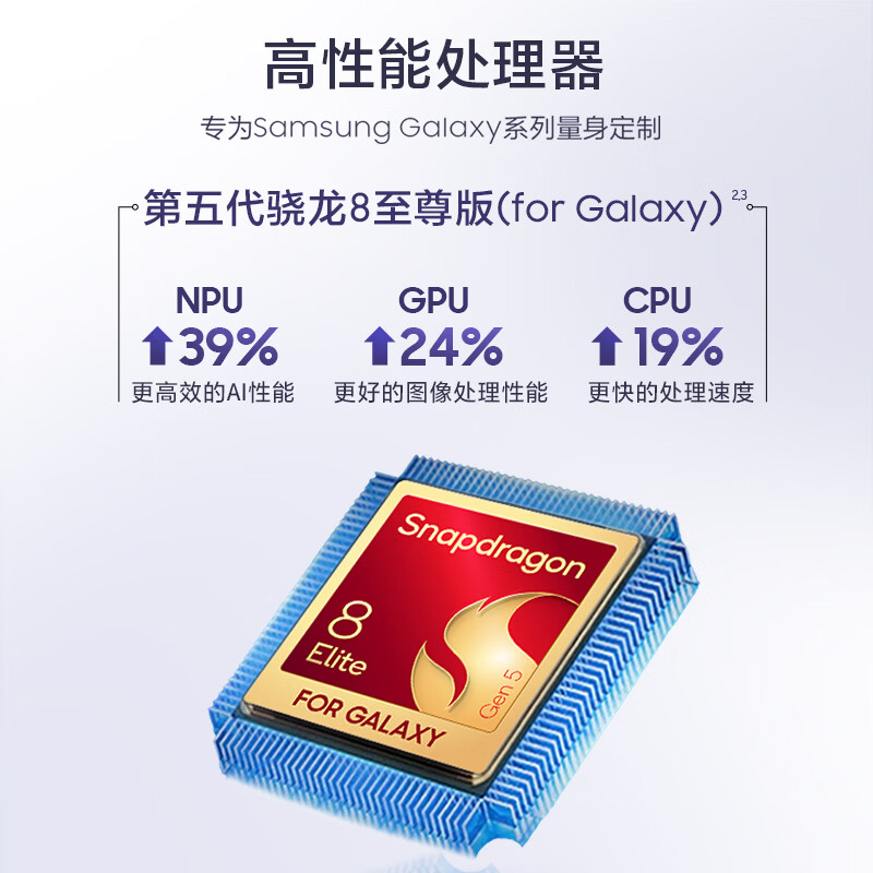 三星 Galaxy S26 Ultra(SM-S9480)12GB+256GB 幽夜紫 智能手机防窥屏 AI游戏手机 2亿像素高清大图