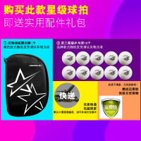 乒乓球拍六星级6星初学者兵乓球拍单学生双拍直拍横拍2只装户外旅游运动初学儿童成人老人