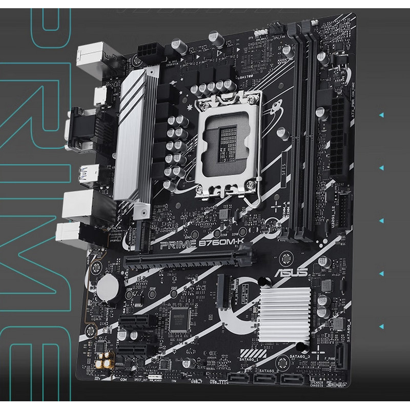 华硕 CPU主板套装 B760M-K主板+英特尔(intel) i5 12600KF 单位:套