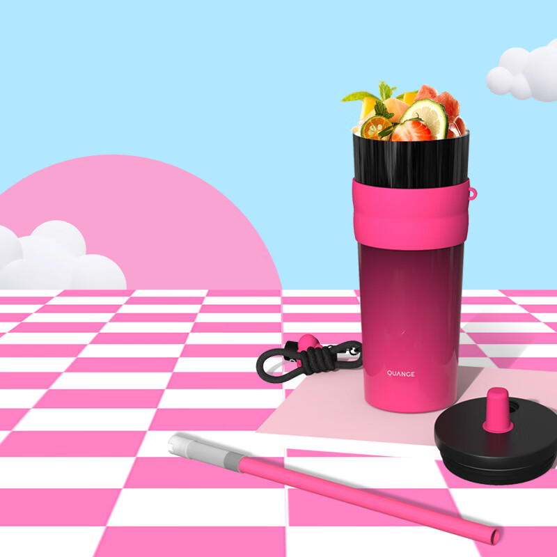 全格 保温杯BW609-710洋红高清大图