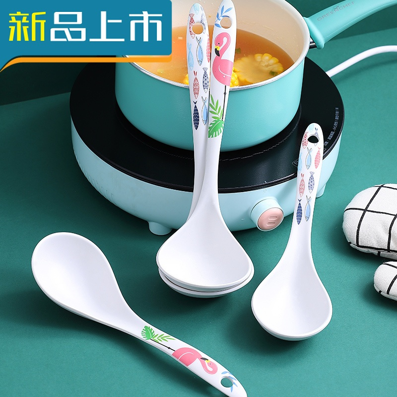 haoyangdao竹纤维分菜勺汤勺家用日式火锅勺