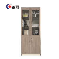 钜晟办公家具板式0.8米中两门文件柜书柜21F202