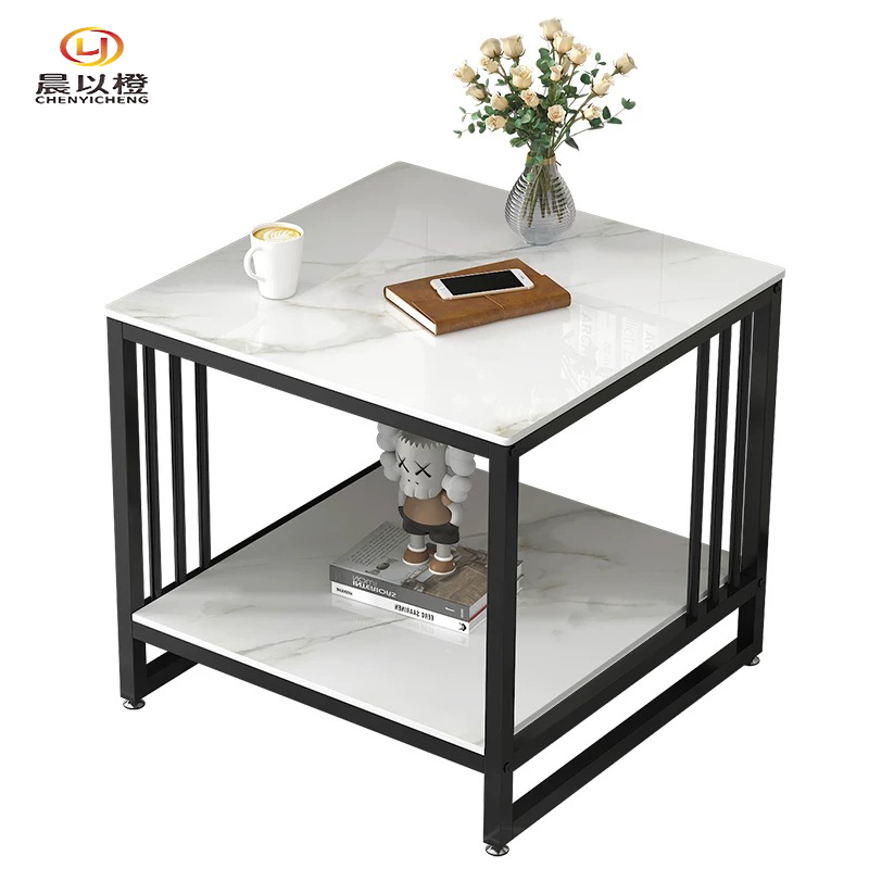 晨以橙 边桌茶几 50cm方形 张高清大图