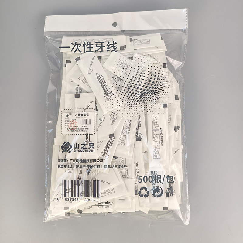 山之只 一次性牙线 500根/包高清大图