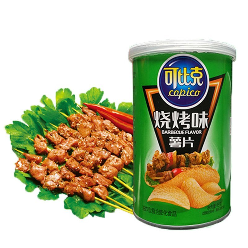 可比克薯片烧烤味45g