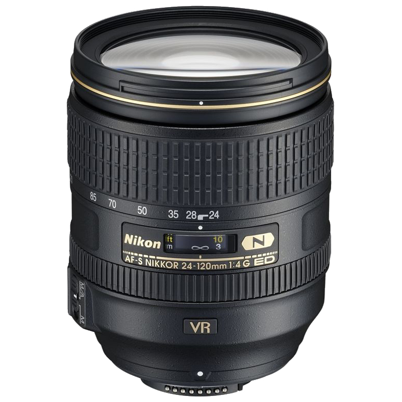 尼康(Nikon) AF-S 24-120mm f/4G ED VR 尼康卡口 77mm口径 广角变焦镜头