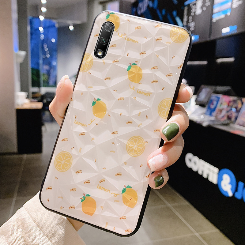 荣耀9xpro手机壳女华为荣耀9红honor9立体钻石纹v9潮牌ins超火荣耀9