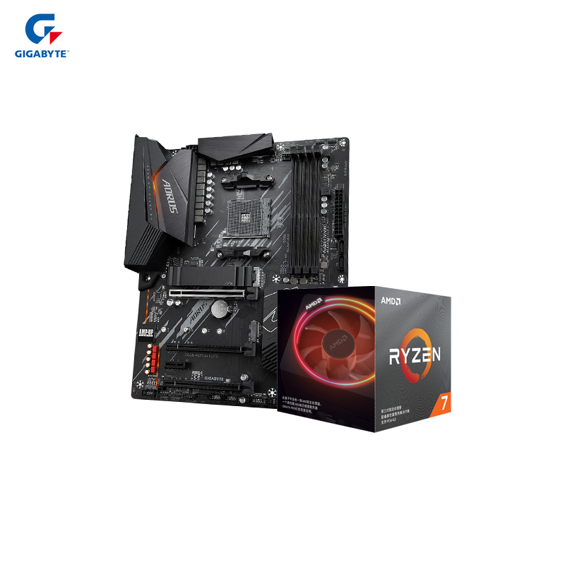 技嘉B550 AORUS ELITE主板+AMD R7 3700X CPU