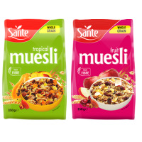 【临期清仓第2件0元】三特sante muesli什锦多水果早餐燕麦片350g 即食营养谷物早餐 欧洲进口
