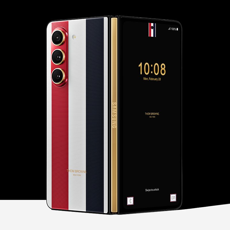三星Galaxy Z Fold5 5G(SM-F9460)12GB+512GB ThomBrowne金 折叠屏手机
