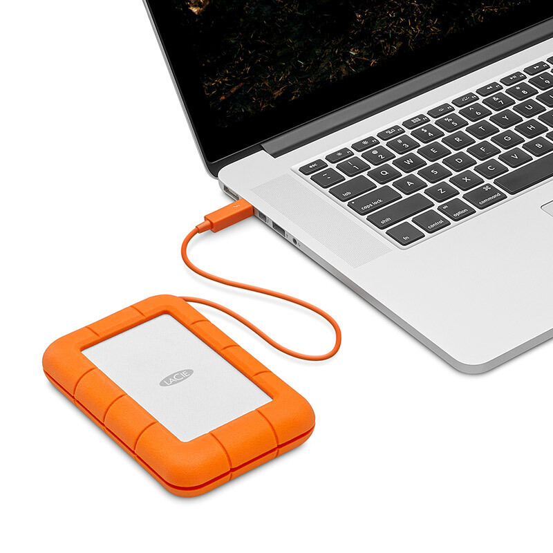 LaCie 4TB 移动硬盘 Rugged Thunderbolt&Type-C USB3.0 STFS4000800