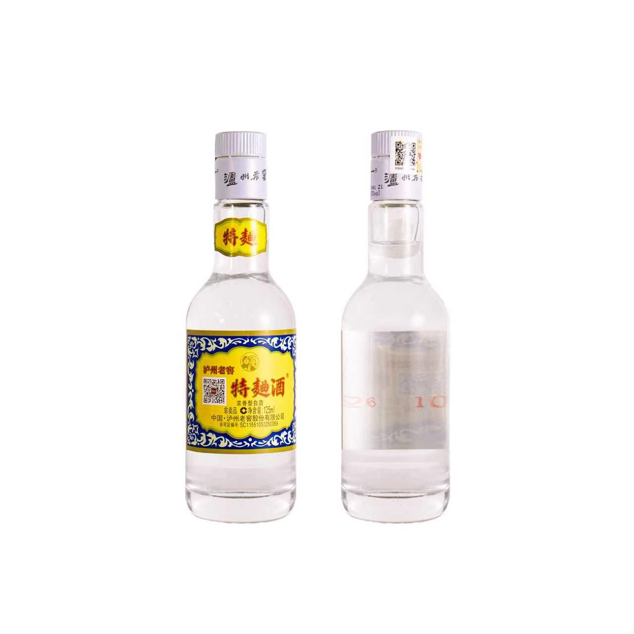 泸州老窖 特曲60版 38度125ml*4 浓香型白酒高清大图