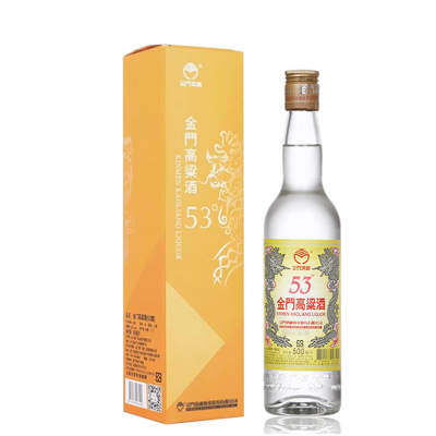金门高粱酒 黄金龙 500ml 53度 商务高度纯粮食酿造白酒